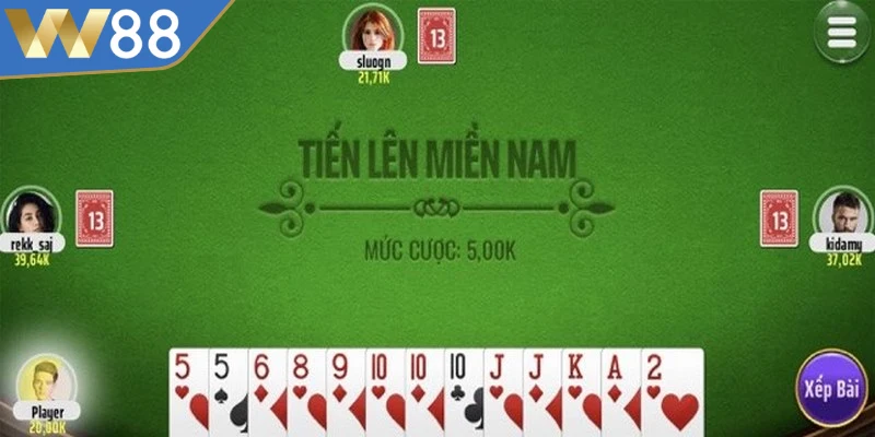 Trong Tiến Lên, quân bài 2 được xem là lá bài có sức mạnh cao